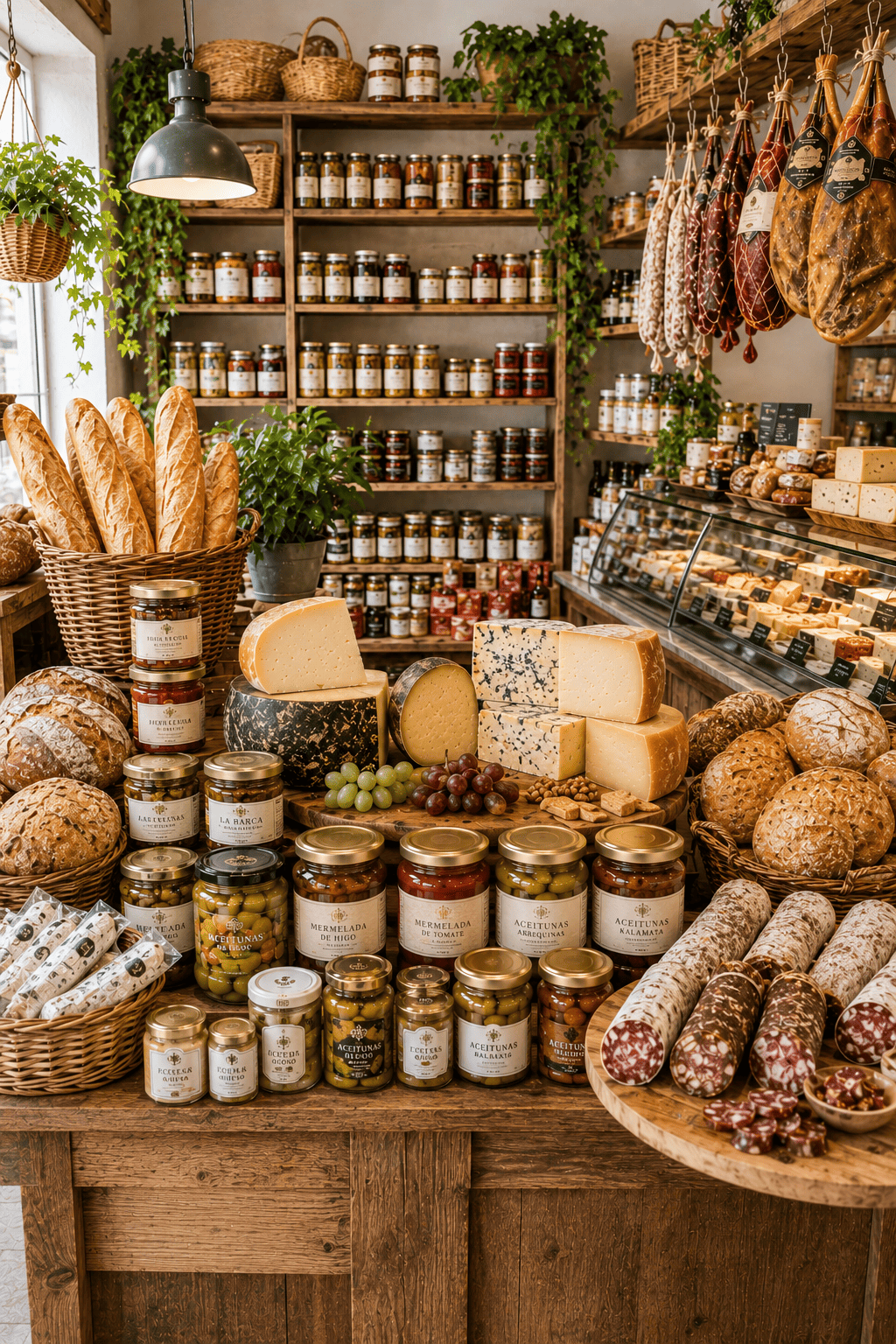 Mostrador de tienda gourmet